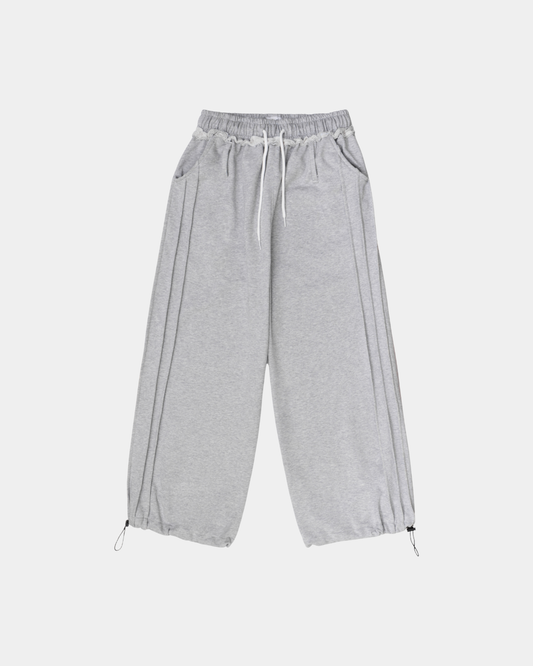 Straight Loose Sweats - Gray