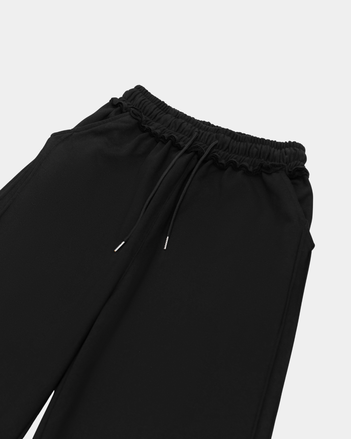 Straight Loose Sweats - Black